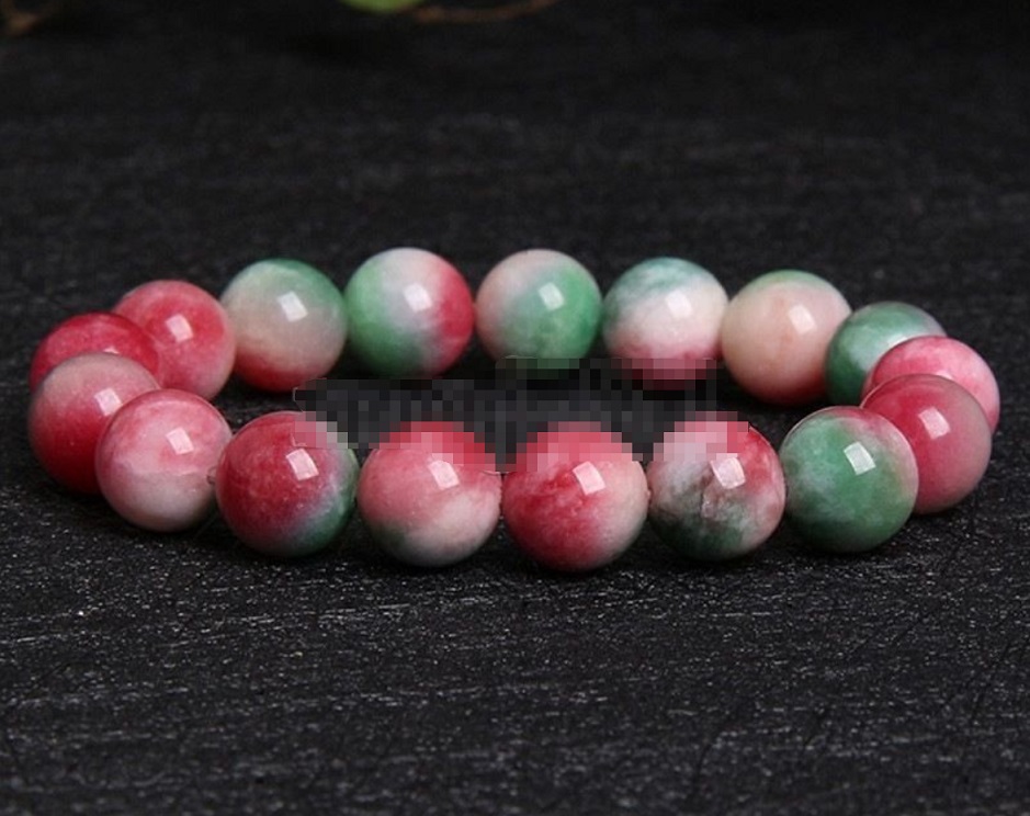 Multi Color Jade Gemstone Bracelet
